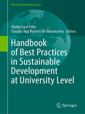 cover image of Handbook of Best Practices in Sustainable Development at University Level